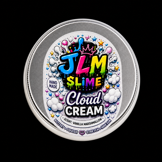 Cloud Cream jar angle view