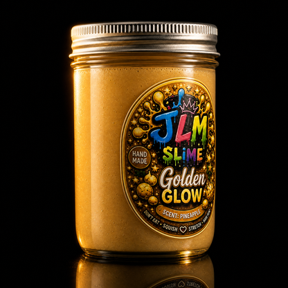 Golden Glow jar angle view