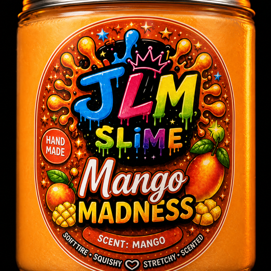 Mango Madness jar angle view