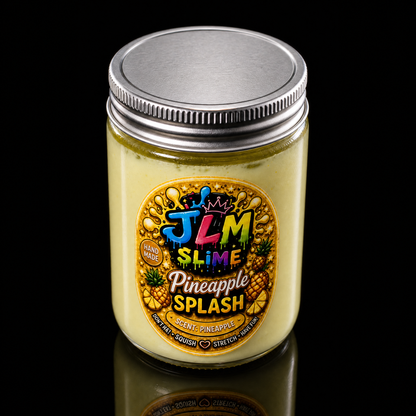 Pineapple Splash jar angle view