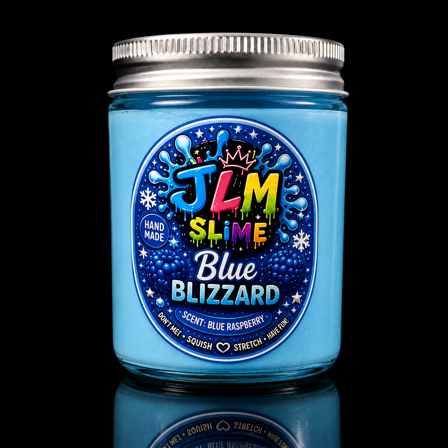 Blue Blizzard slime jar