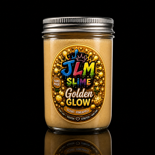 Golden Glow slime jar