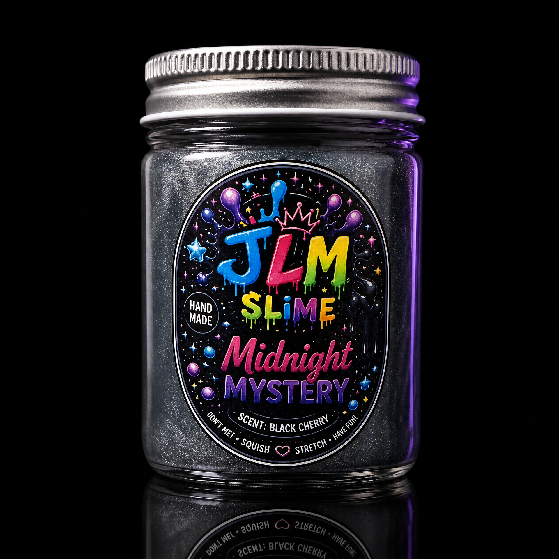 Midnight Mystery slime jar