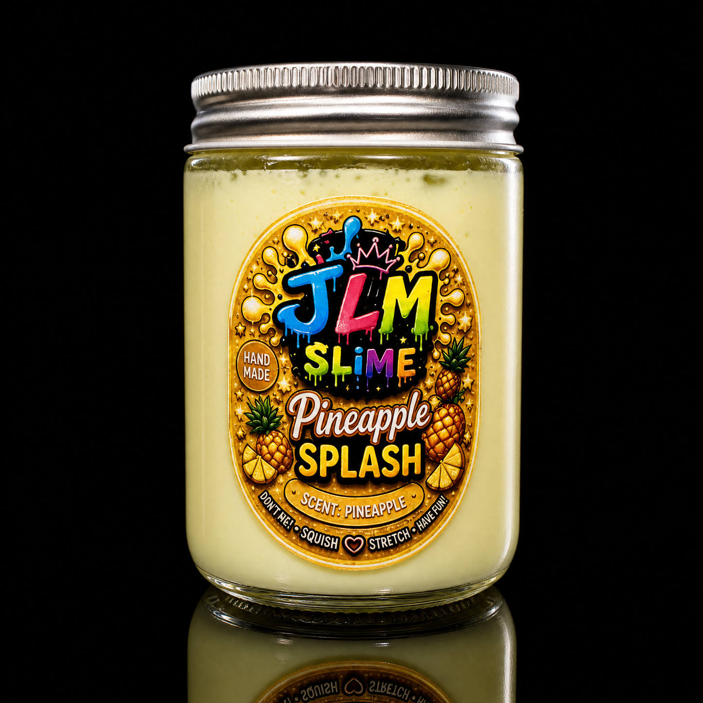 Pineapple Splash slime jar