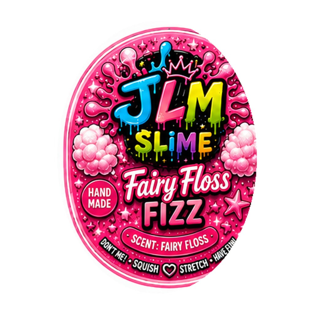 Fairy Floss Fizz label artwork